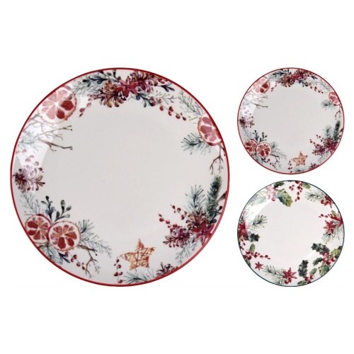 Тарелка обеденная фарфор 27см РОЖДЕСТВО 2 дизайна Купман DN1900390 Тарелка обеденная фарфор 27см РОЖДЕСТВО 2 дизайна Купман DN1900390