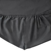 Простыня на резинке 200*200см борт 30см сатин WILD темно-серый Tkano