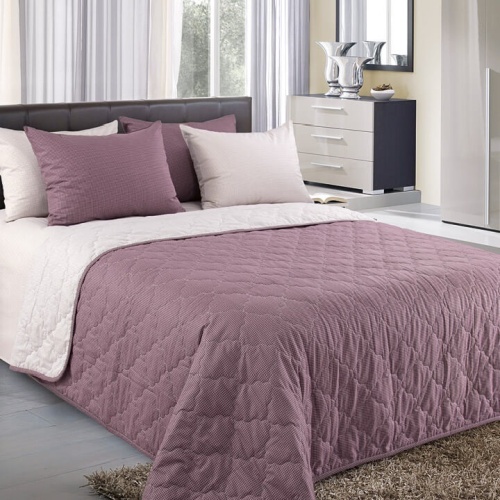 Покрывало 200*210см перкаль ШОКОЛАДНЫЙ КРЕМ Текс Дизайн П200210