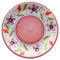 Тарелка обеденная керамика 25см FLOWER FANTASY Fioretta TDP021