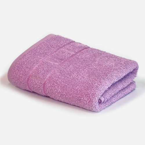 Полотенце махровое 70*130см ЮНОНА 360г/м2 сирень Он и Она