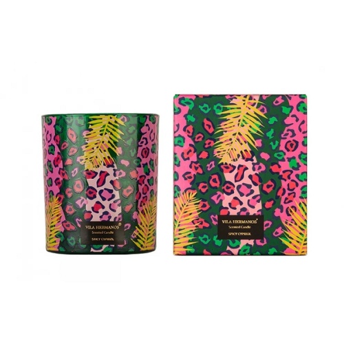 Аромасвеча в стакане 200г JUNGLETOPIA SPICY CYPROL Vila Hermanos