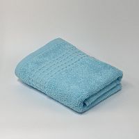 Полотенце махровое 70*130см МОХИТО 420г/м2 голубая мята Он и Она