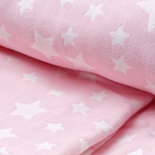 Плед 140*200см жаккард ЗВЕЗДЫ розовый Votex Home