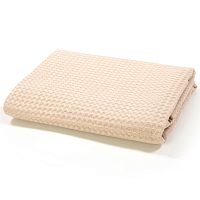 Полотенце вафельное 70*140см бежевый Арт Дизайн