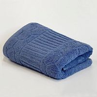 Полотенце махровое 70*130см ЗЕФИР 440г/м2 лазурь Он и Она