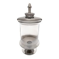 Конфетница стекло 17,5*41,5см с крышкой Магамакс CSA-30L