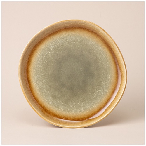 Тарелка десертная керамика 20,8см VERONA ЗЕЛЕНЫЙ Lefard 191-298