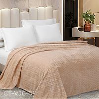 Плед 150*200см велсофт JACQUARD PREMIUM Alleri ПВЖ-085