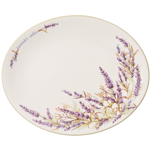Блюдо из керамики 31,5*25,5см ДУША ПРОВАНСА овальное Agness 358-2039