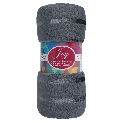 Плед 150*200см микрофайбер СЕРЫЙ Absolute TF MFS GY3 1520 17-0000