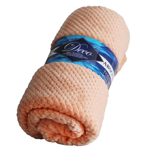 Плед 150*200см фланель R-Ромбики ПЕРСИКОВЫЙ Absolute TF FNJ PE 1520 14-1227