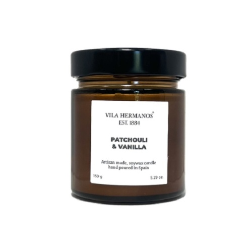 Аромасвеча в банке 150г APOTHECARY PATCHOULI&VANILLA Vila Hermanos