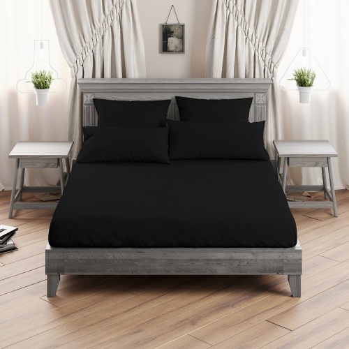 КПБ 2,0сп (европростыня) сатин 70*70см однотонный СТИЛЬ Хлопковый Рай