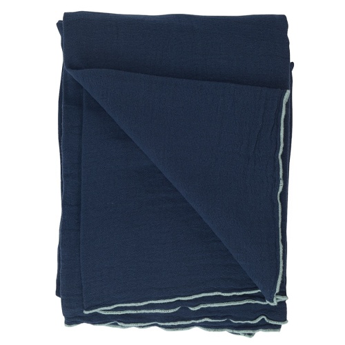 Покрывало 230*250см хлопок ESSENTIAL темно-синий Tkano Покрывало 230*250см хлопок ESSENTIAL темно-синий Tkano
