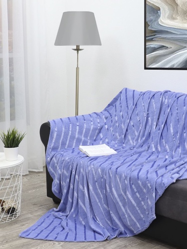 Плед 200*220см микрофайбер СИНИЙ Absolute TF MFS BL1 2022 17-3923