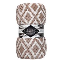 Плед 200*220см фланель БЕЖЕВЫЙ Absolute TF FNJp BE-GY3 006/2022 NC