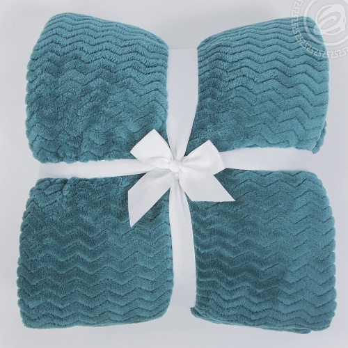 Плед 180*200см флис РОСКОШЬ малахит Арт Постель