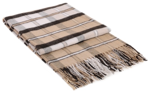 Плед 140*200см акрил ЛОНДОН Ассорти Vladi 53108