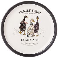 Тарелка десертная фарфор 17см FAMILY FARM ГУСИ Lefard 263-1255