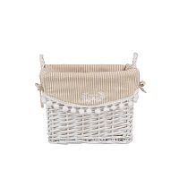 Корзина для хранения 29*20*22см КОЛОКОЛЬЧИК белый Магамакс EW-40S