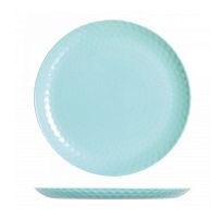 Тарелка обеденная бирюзовое стекло 25см PAMPILLE TURQUOISE Luminarc Q4649