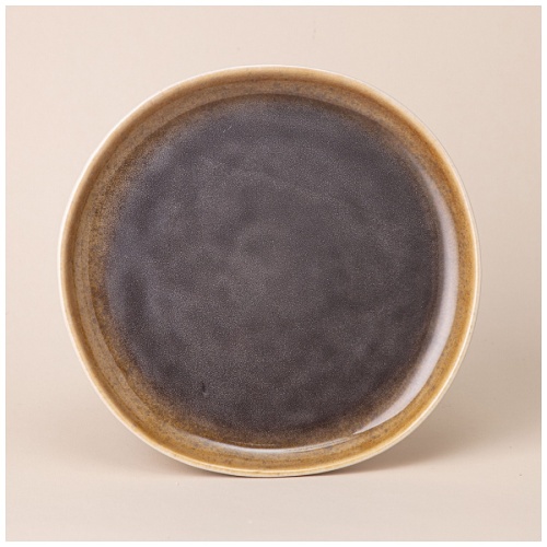 Тарелка десертная керамика 20,8см VERONA КОРИЧНЕВЫЙ Lefard 191-297