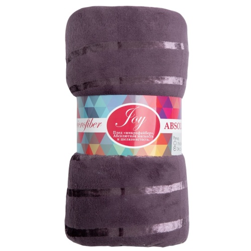 Плед 200*220см микрофайбер СИРЕНЕВЫЙ Absolute TF MFS DKLI2 (PU-GY) 2022 18-1705