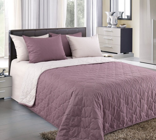 Покрывало 210*240см перкаль ШОКОЛАДНЫЙ КРЕМ Текс Дизайн П240210