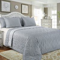 Покрывало 210*260см сатин СОН НИМФЫ-3 серый Текс Дизайн СТ260202233