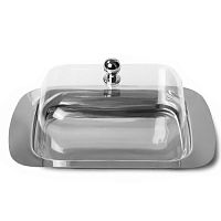 Масленка нерж. сталь Tima с пластик. крышкой (прозрачный) GY-BD002GR