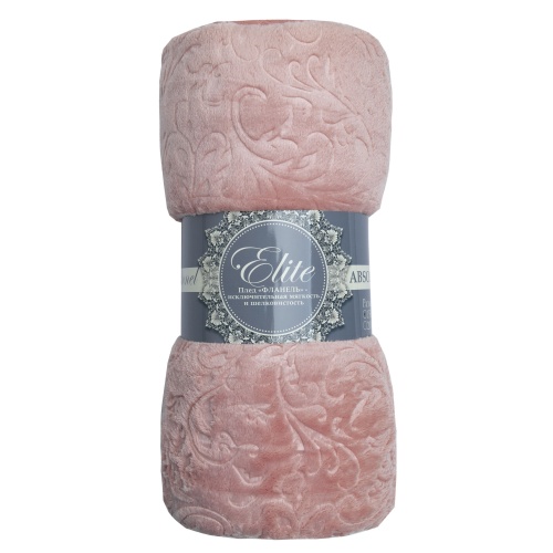 Плед 150*200см фланель U-Узоры РОЗОВАЯ ПУДРА Absolute TF FNE PI4 1520 14-1310