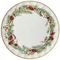 Тарелка обеденная фарфор 26см CELEBRATION ВЕНОК Lefard 54-605