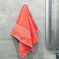 Полотенце махровое 70*130см МУРАШКИ 400г/м2 грейпфрут Он и Она