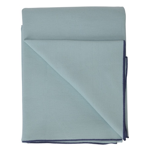 Покрывало 180*250см хлопок ESSENTIAL голубой Tkano