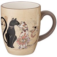 Кружка керамика 300мл ПАРИЖСКИЕ КОТЫ Agness 358-1733