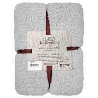 Плед 200*220см мех СЕРЫЙ Texrepublic TCH SH GY6 2022 14-4002