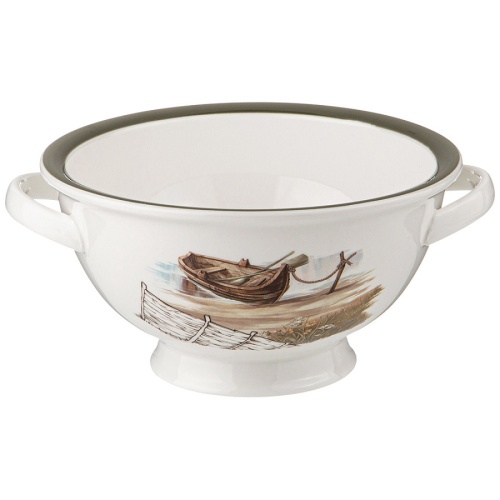 Салатник фарфор 21*18см 1000мл FAMILY HOUSE с ручками Lefard 263-1310