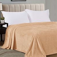 Плед 150*200см велсофт PINEAPPLE бежевый Alleri