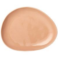 Тарелка десертная фарфор 19*25см MEADOW пудровый Bronco 474-151