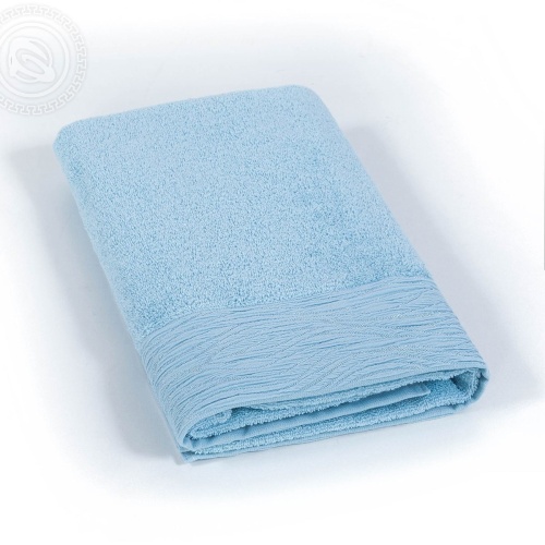 Полотенце махровое 70*140см МОДЕРН голубой Арт Дизайн