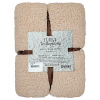 Плед 200*220см мех БЕЖЕВЫЙ Texrepublic TCH SH BE5 2022 15-1218