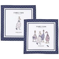 Набор салфеток 2шт сервировочные 40*40см FAMILY FARM ГУСИ Santalino 850-742-8