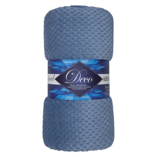 Плед 200*220см фланель R-Ромбики СИНИЙ Absolute TF FNJ LTBL1 033/2022 NC