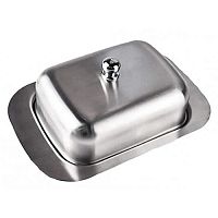 Масленка нерж. сталь 19*13*8см с крышкой Tima GY-BD001A