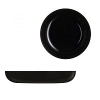 Блюдо из стекла 25см черное ФРЕНДС ТАЙМ ПЛОВ БЛЭК Luminarc P6375