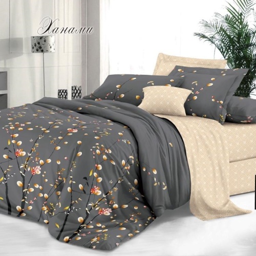 КПБ 2,0сп (европростыня) сатин 50*70см ХАНАМИ Хлопковый Рай