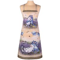 Фартук твил Синие Коты ЛАВАНДА Santalino 850-718-7