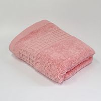 Полотенце махровое 70*130см МОХИТО 420г/м2 персик Он и Она