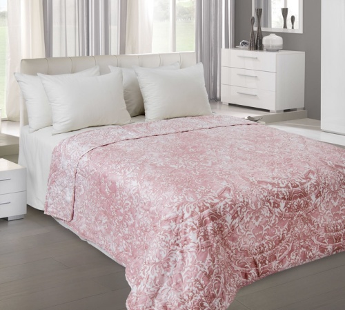 Покрывало 180*210см сатин ДАНИЭЛЛА-5 розовый Текс Дизайн СТ180205815